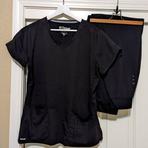 Matching Black Scrub Set | Joggers, Grey's Anatomy Line